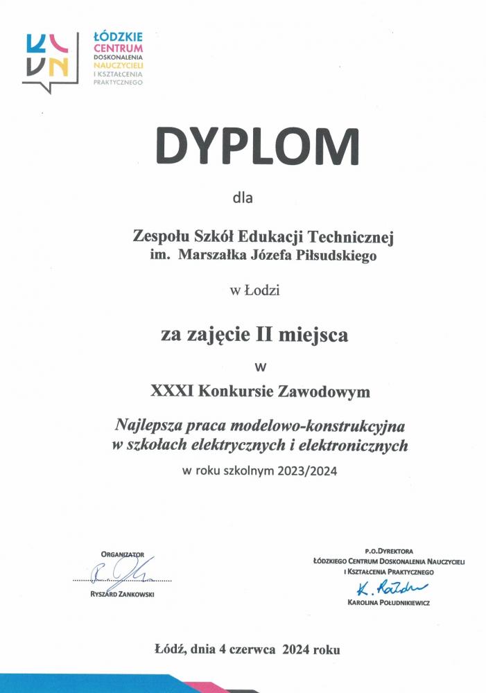 Szkolna Liga Elektryki 2024